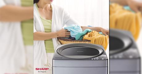 The Sharp Fully Auto Washing Machine:  Always ready for any heavy laundry work