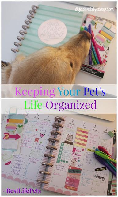 Keeping your Pet's Life Organized with the Happy Planner