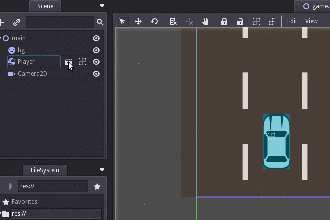 Godot Engine game tutorial for beginners – Create a 2D Racing Game 2