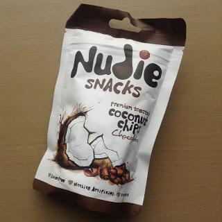 Nudie Snacks Chocolate Premium Toasted Coconut Chips