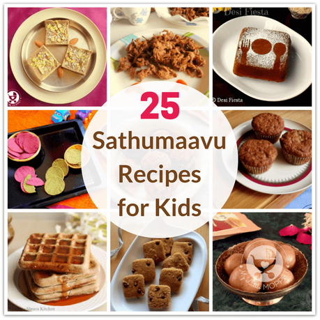 25 Sathumaavu Recipes for Kids Sathumaavu or Health Mix is not just for babies, it's for the whole family! Check out these 25 Sathumaavu recipes for kids, for breakfast, snacks & desserts!
