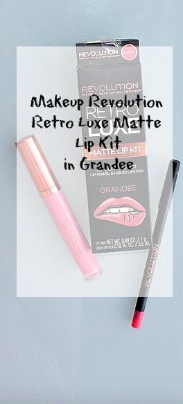 Makeup Revolution Retro Luxe Matte Lip Kit in Grandee