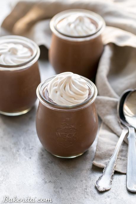 Chocolate Pudding (Paleo + Vegan) This Chocolate Pudding tastes just like the stuff from your childhood, except it's made much more guilt-free! This recipe is Paleo-friendly and vegan, and it's super easy to make.