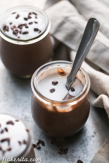 Chocolate Pudding (Paleo + Vegan) This Chocolate Pudding tastes just like the stuff from your childhood, except it's made much more guilt-free! This recipe is Paleo-friendly and vegan, and it's super easy to make.
