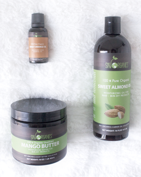 sky organics skincare // review Sky Organics Review, Mango Butter, Almond Oil