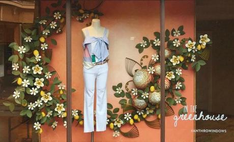 Anthropolgie Window Quilling - Carmel Plaza, Carmel-By-The-Sea, California Anthropolgie Window Quilling - Carmel Plaza, Carmel-By-The-Sea, California