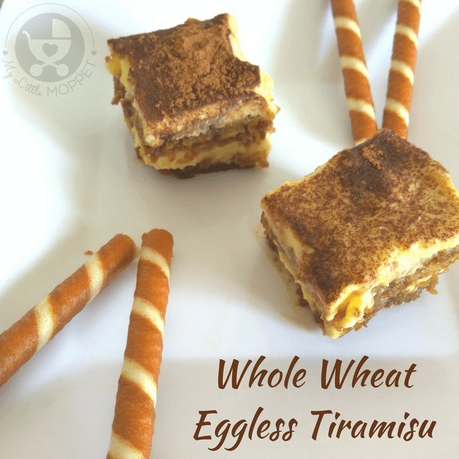 Whole Wheat Eggless Tiramisu Recipe