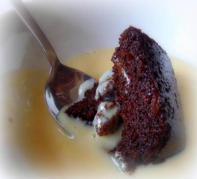 Marmalade Pudding with an Orange Infused Custard