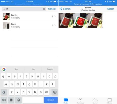 Search the Photo Easily on iOS 10