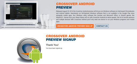 Crossover Android Preview