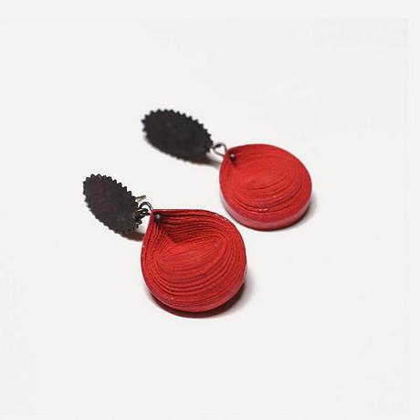 Rolled Paper Earrings - Youngjoo Lee Rolled Paper Earrings - Youngjoo Lee
