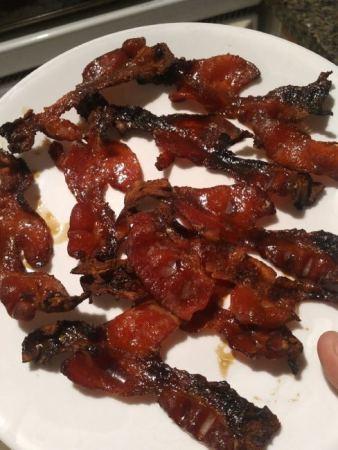 Beer Candied Bacon (Bourbon Barrel Aged Russian Imperial Stout – Moody Ales)