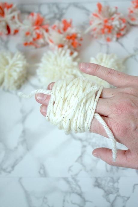 Easy Pom Pom Garland Tutorial Easy Pom Pom Garland Tutorial