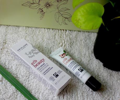 Oriflame Ecobeauty Smoothing & Brightening Eye Cream Review