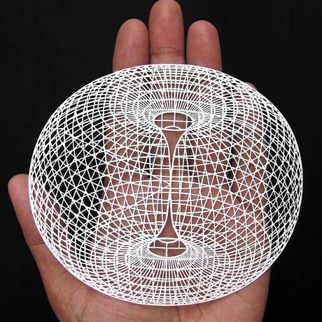 Circular Orb Papercut - Parth Kothekar Paper Cuttings by Parth Kothekar