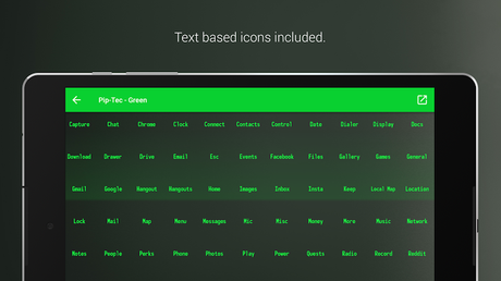 PipTec Green Icons & Live Wall v1.6.2 APK PipTec Green Icons & Live Wall- screenshot