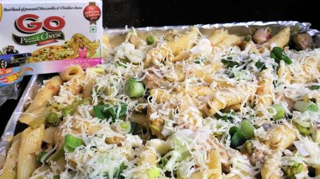 Easy Chicken & Broccoli Baked Penne Pasta with Go Cheese