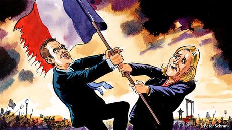 The urge to elect an insurgent is helping Marine Le Pen and Emmanuel Macron in France