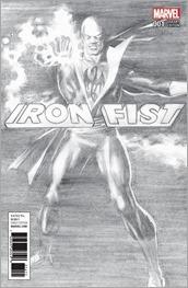 Iron Fist #1 Cover - Ross B&W Variant