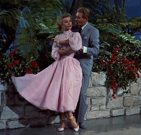 Vera-Ellen-in-her-pink-tea-dress-with-full-circle-skirt---White-Christmas Vera-Ellen-in-her-pink-tea-dress-with-full-circle-skirt---White-Christmas