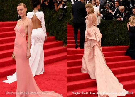 Kate-Bosworth-and-Taylor-Swift-model-pink--Stella-McCartney-dress, Kate-Bosworth-and-Taylor-Swift-model-pink--Stella-McCartney-dress,
