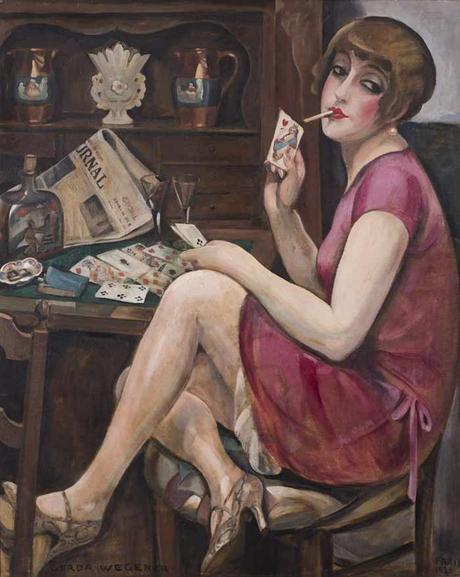 Gerda-Wegener-Queen-of-Hearts-1928 Gerda-Wegener- Lili Elbe Queen-of-Hearts-1928