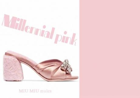 Millennial pink Millennial pink - miu miu mules