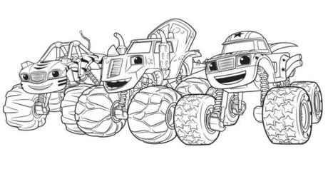 Blaze And The Monster Machines Coloring Pages Blaze And The Monster Machines Coloring Pages