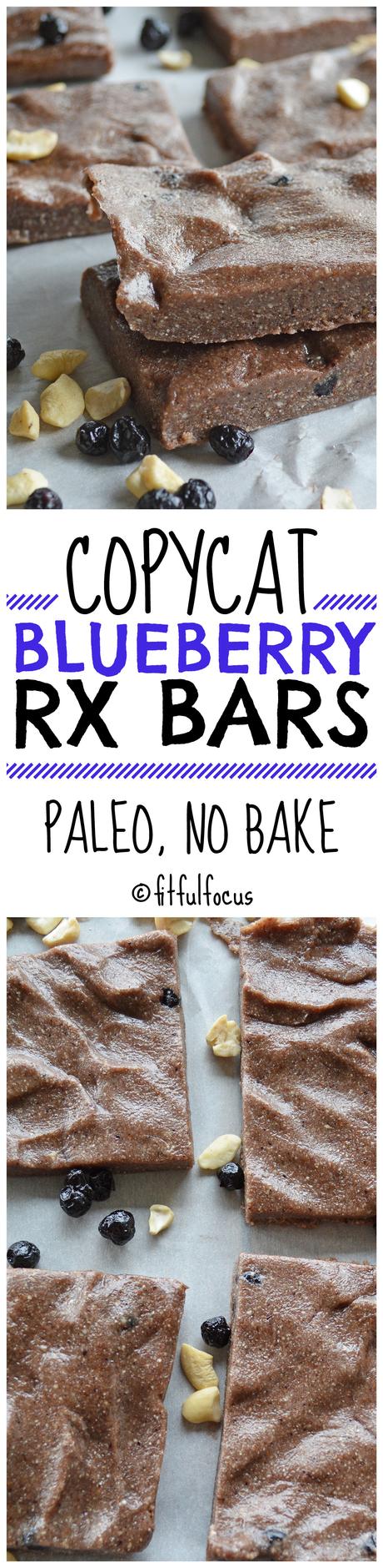Copycat Blueberry RX Bars (paleo, no bake)