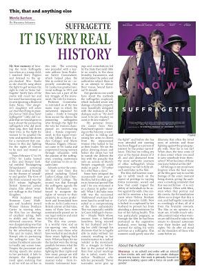 It Is Very Real History: A Review of Suffragette