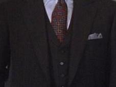 Bond’s Unique Charcoal Striped Cigar” Suit