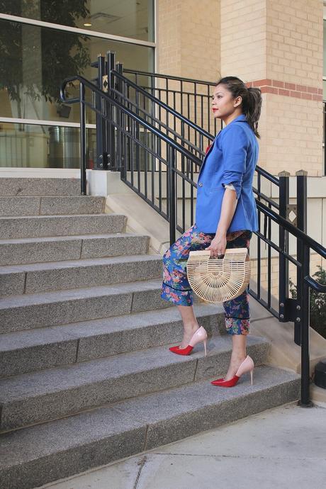 STYLE SWAP TUESDAYS- MODERN AMERICANA , dc blogger, culottes, brocade, spring style, aldo heels