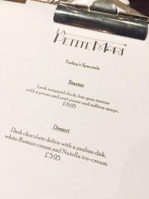 Food Review: La Petite Mort, 32 Valleyfield Street, Edinburgh