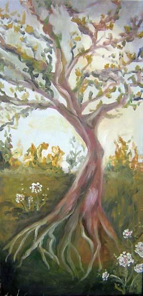 From the Art By Cedar Archives: Tree & Summer Field
