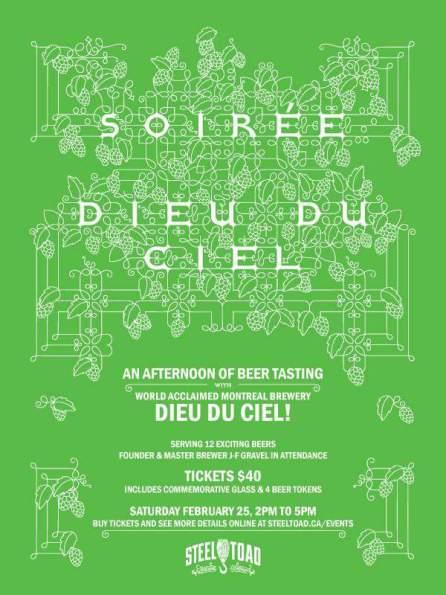 Soirée Dieu Du Ciel – Steel Toad Brewpub Soirée Dieu Du Ciel – Steel Toad Brewpub