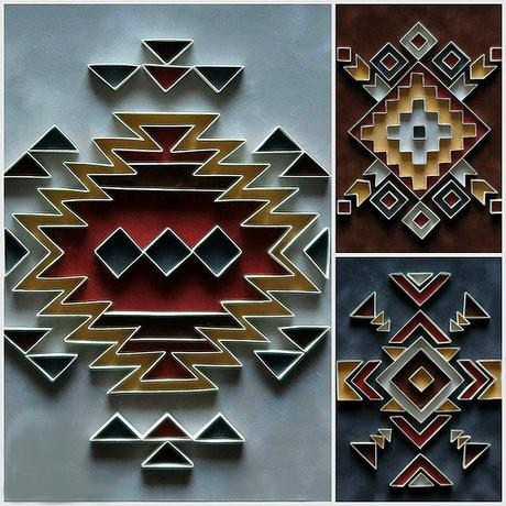 Tribe 1, 2, 3 - On Edge Paper Art by TealCup Tribe 1, 2, 3 - On Edge Paper Art by TealCup