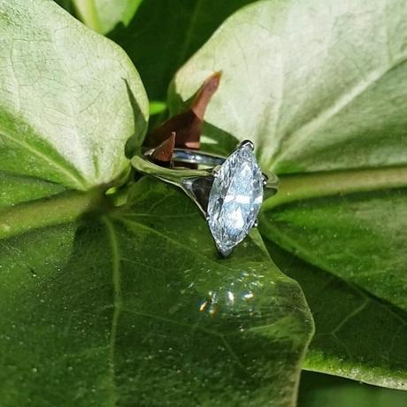 Naivemelody's Marquise Cut Diamond Engagement Ring