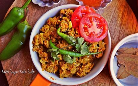 Soya Keema Masala- A Protein Loaded Vegetarian Entrée