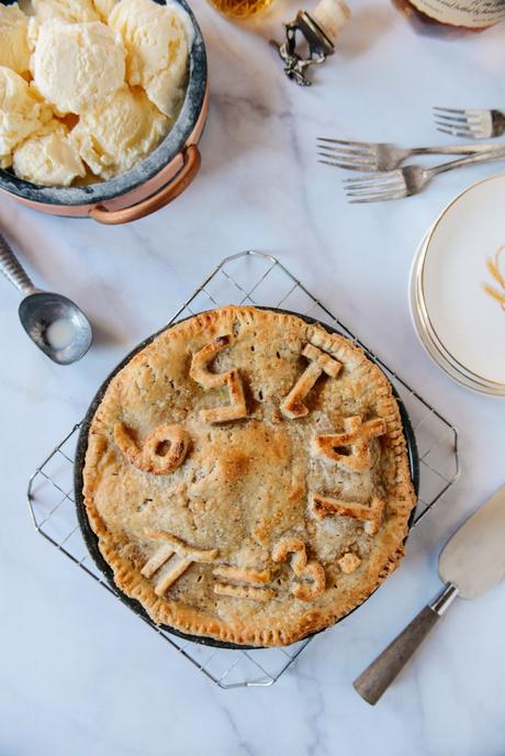 Pi(e) Day: Spiced Apple Pie with a Chai Flavored Whole Grain Crust // www.WithTheGrains.com