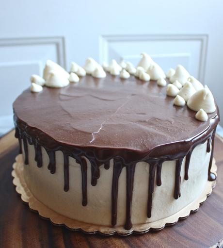 Guinness Chocolate Cake with Bailey’s Cream Cheese Frosting & Chocolate Ganache