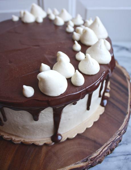 Guinness Chocolate Cake with Bailey’s Cream Cheese Frosting & Chocolate Ganache