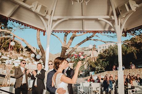 Charming boho wedding in Hydra | Alexia & Alex