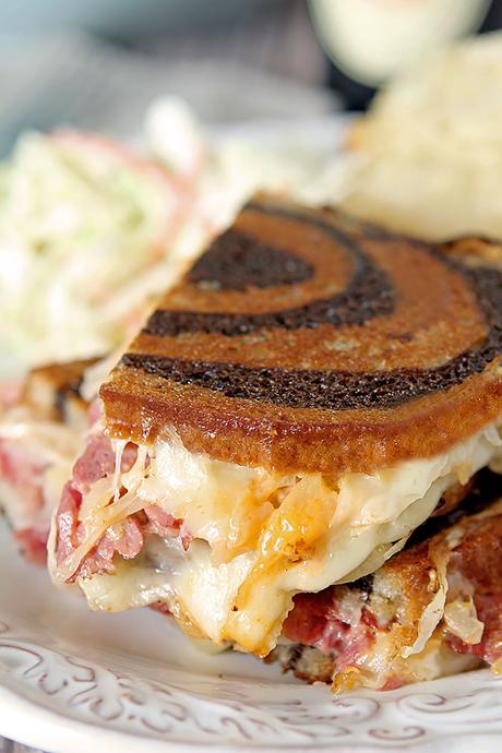 Homemade Reuben Sandwiches with Pressure Cooker Corned Beef