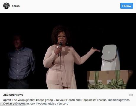 Oprah Winfrey Gives ” A Wrinkle In Time” Cast & Crew Juicers! Oprah Winfrey