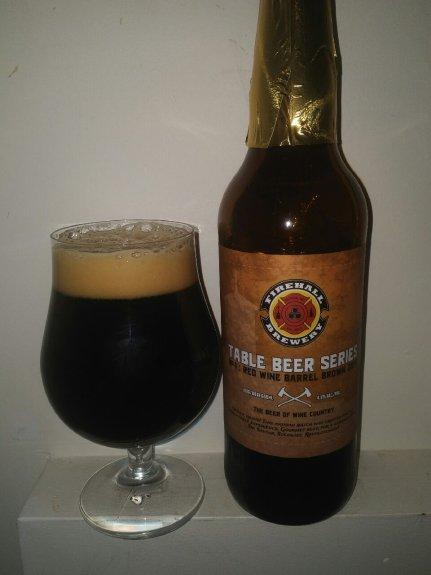 Table Beer Series #1 Red Wine Barrel Brown 2016 – Firehall Brewery