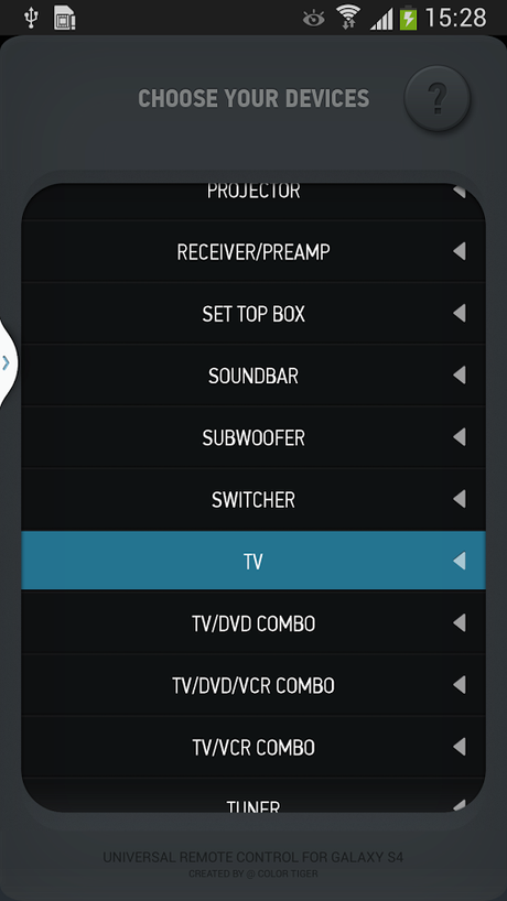 Smart IR Remote – AnyMote v4.4.0 APK Smart IR Remote for Galaxy S4 - screenshot
