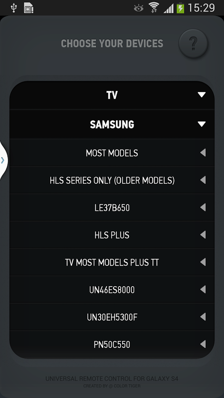 Smart IR Remote – AnyMote v4.4.0 APK Smart IR Remote for Galaxy S4 - screenshot
