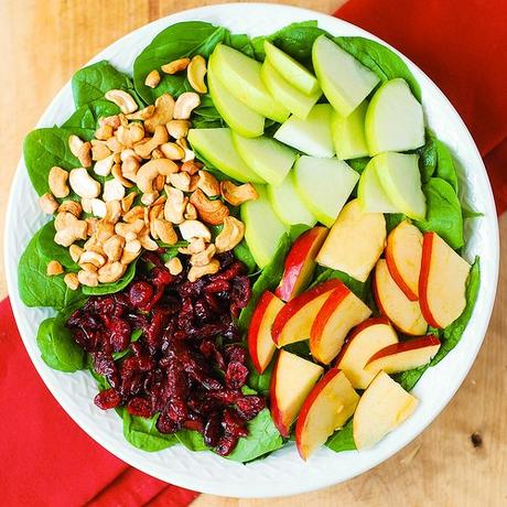 spinach apple salad