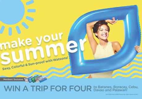 Enjoy a colorful, sexy, and sun-proof summer with Watsons!