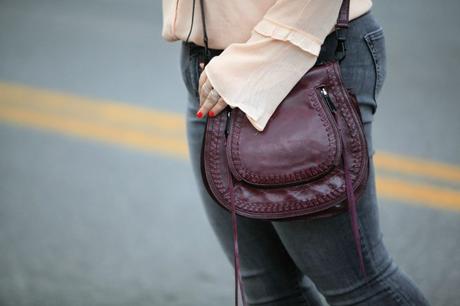 What I Wore: Peach and Grey What I Wore: Peach and Grey